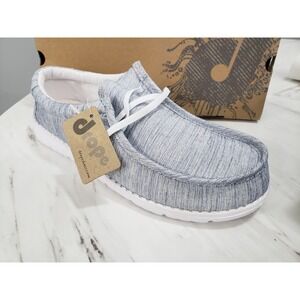 NEW Men's size 8 - DROPE Mike Slip On Shoes Chambray Blue Boat Nautical Prep Dad